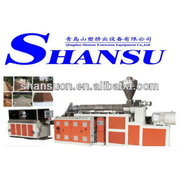 Wood Plastic Profile Extruding Machine (PE/PVC and Wood powder composite)